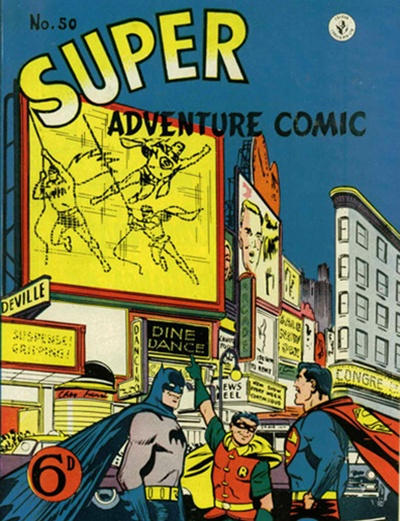 Cover for Super Adventure Comic (K. G. Murray, 1950 series) #50 [Price difference]