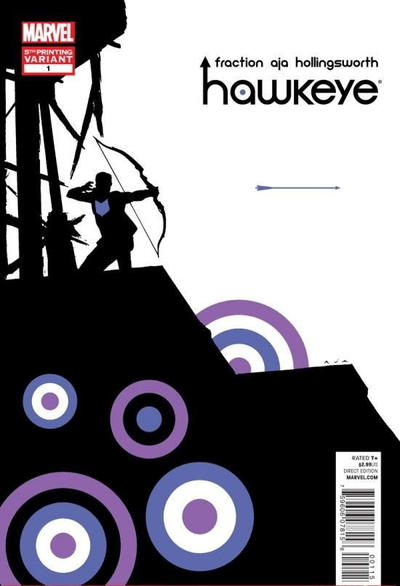 Cover for Hawkeye (Marvel, 2012 series) #1 [5th Printing Variant]