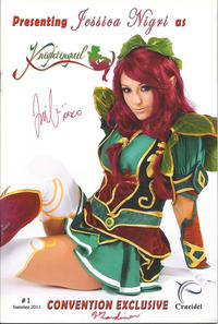 Cover for Knightingail: The Legend Begins (Crucidel Productions, 2011 series) #1 [1D, Convention Exclusive, Jessica Nigri Photo-Cover]