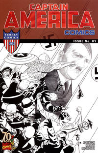 Cover Thumbnail for Captain America Comics 70th Anniversary Special (Marvel, 2009 series) #1 [Sketch Variant Cover]