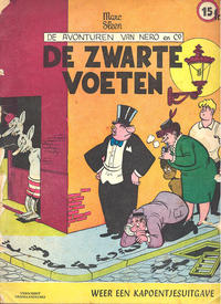 Cover Thumbnail for De avonturen van Nero en Cº (Het Volk, 1961 series) #[11] - De zwarte voeten [herdruk 1960]
