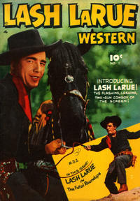 Cover Thumbnail for Lash LaRue Western (Bell Features, 1949 series) #1