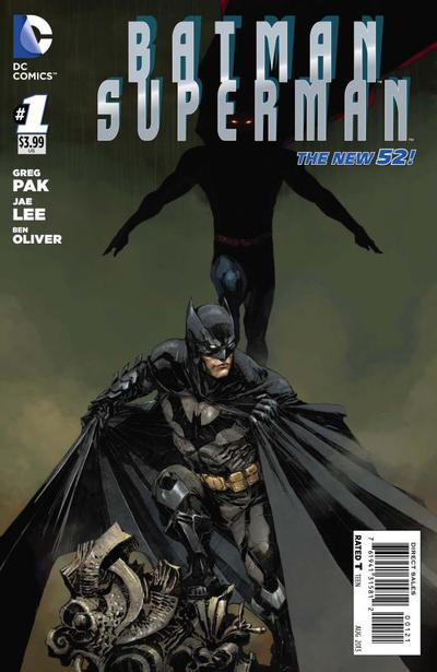 Cover for Batman / Superman (DC, 2013 series) #1 [Kenneth Rocafort Batman Cover]