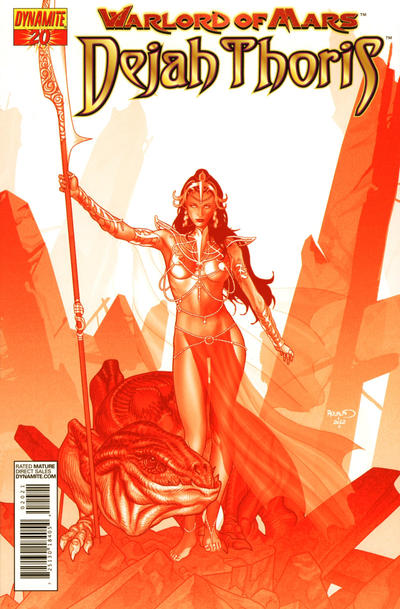 Cover for Warlord of Mars: Dejah Thoris (Dynamite Entertainment, 2011 series) #20 [Paul Renaud Martian Red Retailer Incentive]