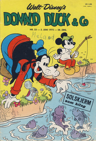 Cover for Donald Duck & Co (Hjemmet / Egmont, 1948 series) #23/1975