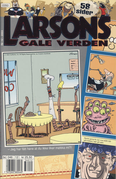 Cover for Larsons gale verden (Bladkompaniet / Schibsted, 1992 series) #12/2003