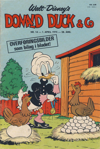 Cover for Donald Duck & Co (Hjemmet / Egmont, 1948 series) #14/1975