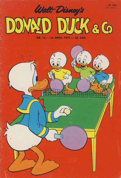 Cover for Donald Duck & Co (Hjemmet / Egmont, 1948 series) #16/1975