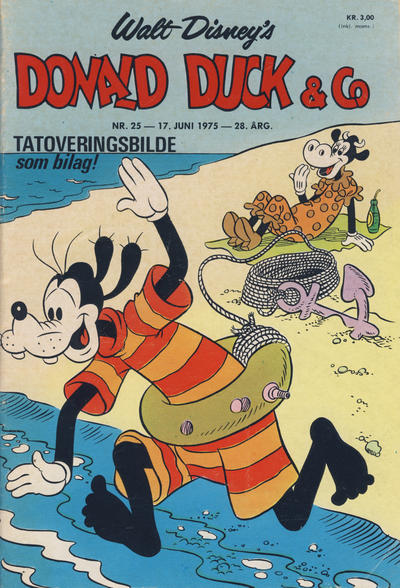 Cover for Donald Duck & Co (Hjemmet / Egmont, 1948 series) #25/1975