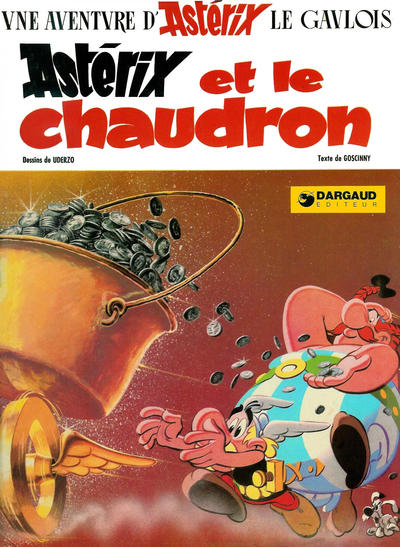 Cover for Astérix (Dargaud, 1961 series) #13 - Astérix et le chaudron [1975 printing]