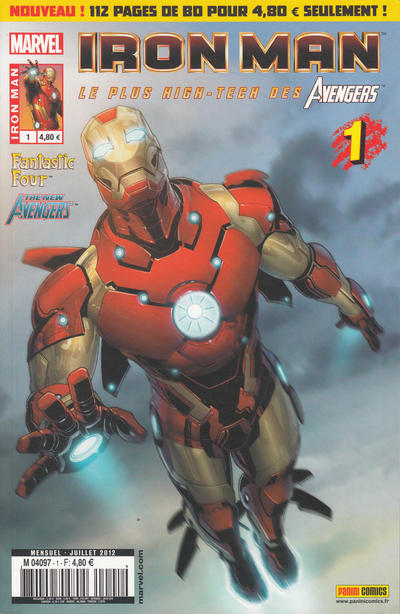 Cover for Iron Man (Panini France, 2012 series) #1