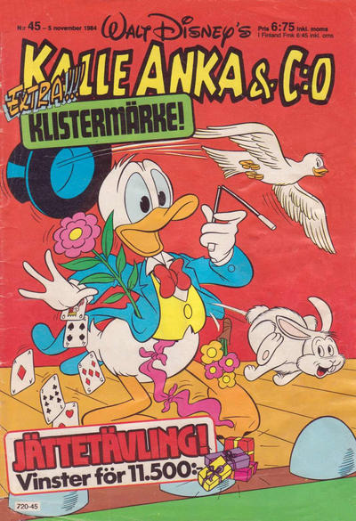 Cover for Kalle Anka & C:o (Hemmets Journal, 1957 series) #45/1984