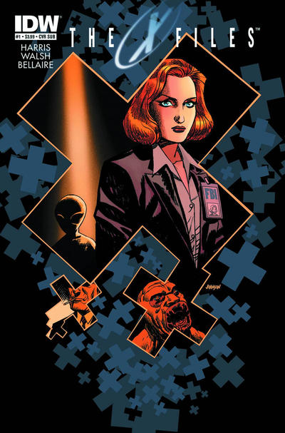 Cover for The X-Files: Season 10 (IDW, 2013 series) #1 [Subscription Cover - Dave Johnson]