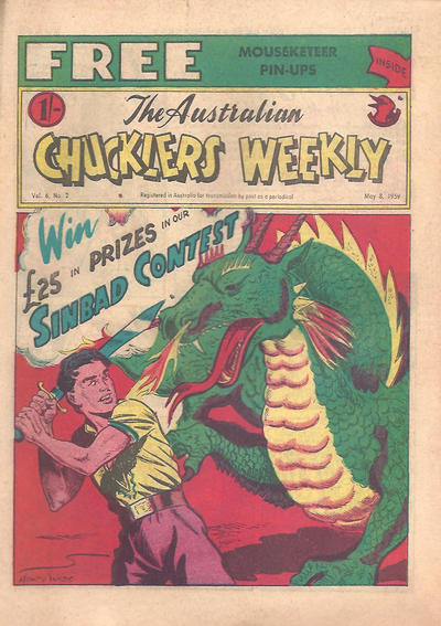 Cover for Chucklers' Weekly (Consolidated Press, 1954 series) #v6#2