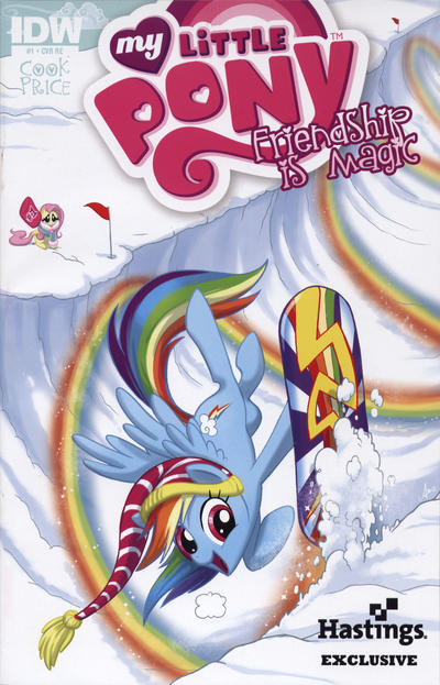 Cover for My Little Pony: Friendship Is Magic (IDW, 2012 series) #1 [Cover RE - Hastings Exclusive - Amy Mebberson]
