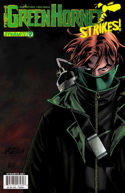 Cover for The Green Hornet Strikes! (Dynamite Entertainment, 2010 series) #9 [Main Cover Ariel Padilla]