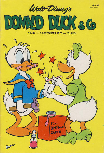 Cover for Donald Duck & Co (Hjemmet / Egmont, 1948 series) #37/1975