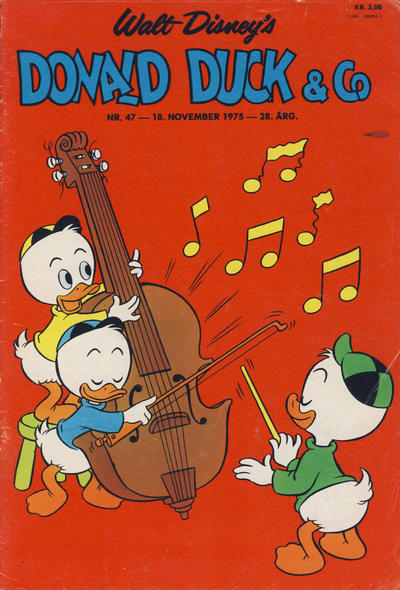 Cover for Donald Duck & Co (Hjemmet / Egmont, 1948 series) #47/1975