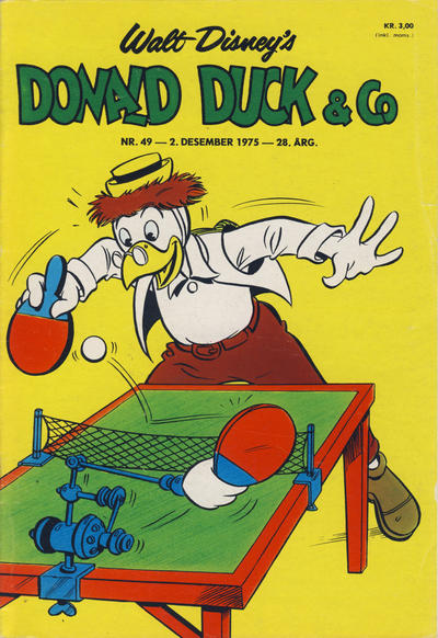 Cover for Donald Duck & Co (Hjemmet / Egmont, 1948 series) #49/1975