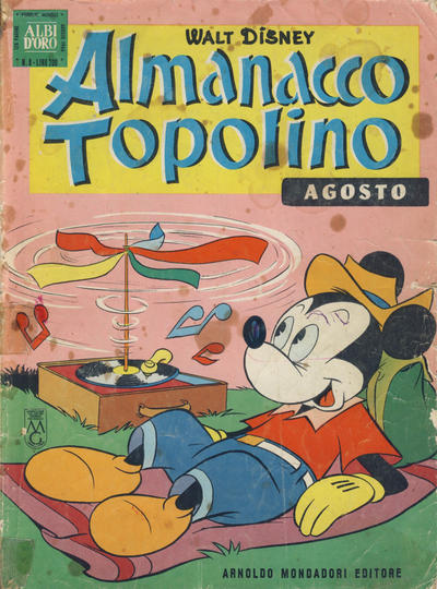 Cover for Almanacco Topolino (Mondadori, 1957 series) #116