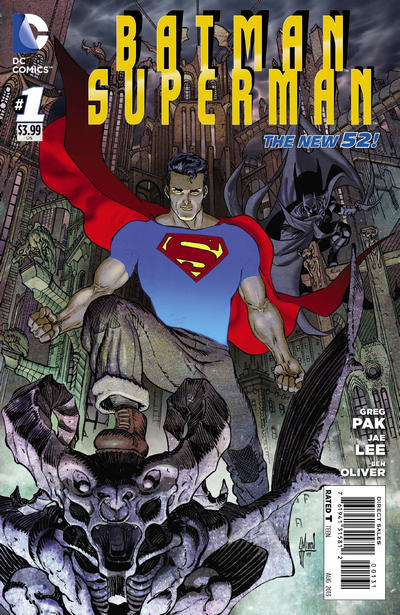 Cover for Batman / Superman (DC, 2013 series) #1 [Guillem March Superman Cover]
