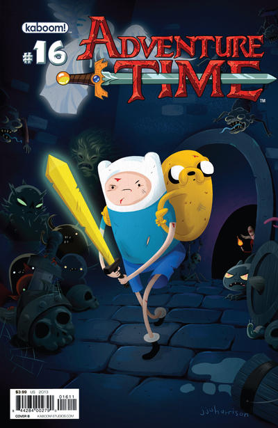 Cover for Adventure Time (Boom! Studios, 2012 series) #16 [Cover B - J. J. Harrison]