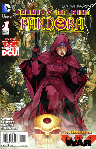 Cover for Trinity of Sin: Pandora (DC, 2013 series) #1
