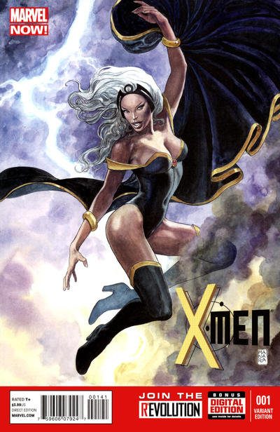 Cover for X-Men (Marvel, 2013 series) #1 [Variant Cover by Milo Manara]