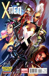 Cover for X-Men (Marvel, 2013 series) #1 [Midtown Comics Variant Cover by J. Scott Campbell]