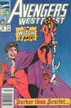 Cover for Avengers West Coast (Marvel, 1989 series) #56 [Newsstand]