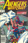 Cover Thumbnail for Avengers West Coast (1989 series) #62 [Newsstand]