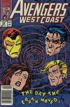 Cover for Avengers West Coast (Marvel, 1989 series) #58 [Newsstand]