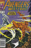 Cover Thumbnail for Avengers West Coast (1989 series) #63 [Newsstand]