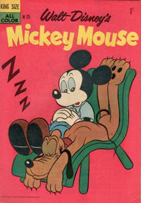 Cover Thumbnail for Walt Disney's Mickey Mouse (W. G. Publications; Wogan Publications, 1956 series) #25