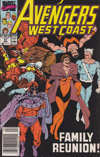 Cover Thumbnail for Avengers West Coast (Marvel, 1989 series) #57 [Newsstand]