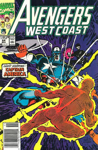 Cover Thumbnail for Avengers West Coast (Marvel, 1989 series) #64 [Newsstand]