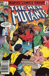 Cover Thumbnail for The New Mutants (Marvel, 1983 series) #7 [Newsstand]
