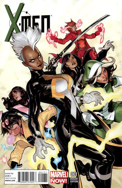 Cover for X-Men (Marvel, 2013 series) #1 [Variant Cover by Terry Dodson]