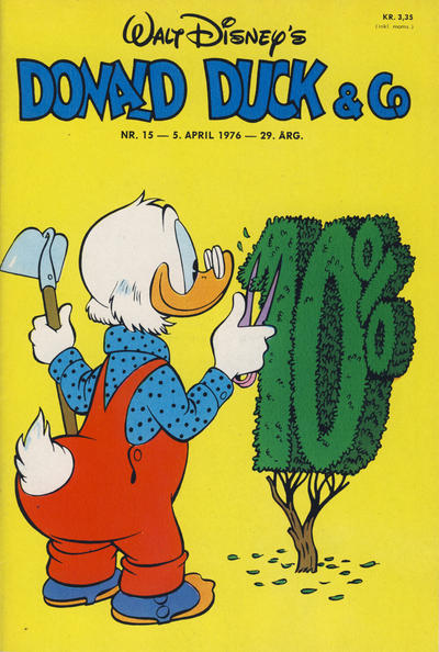 Cover for Donald Duck & Co (Hjemmet / Egmont, 1948 series) #15/1976