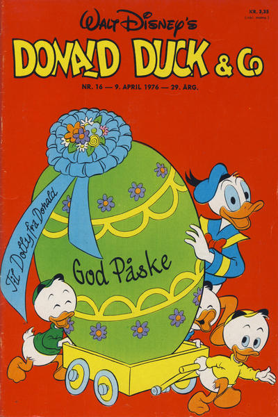 Cover for Donald Duck & Co (Hjemmet / Egmont, 1948 series) #16/1976