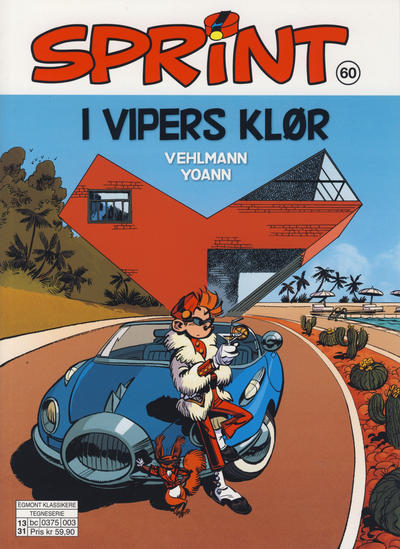 Cover for Sprint (Hjemmet / Egmont, 1998 series) #60 - I Vipers klør