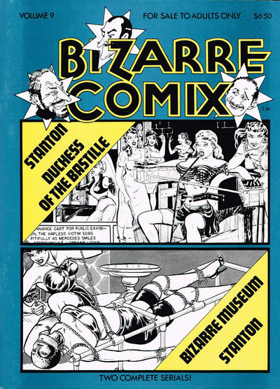 Cover for Bizarre Comix (Bélier Press, 1975 series) #9 - Duchess of the Bastille; Bizarre Museum