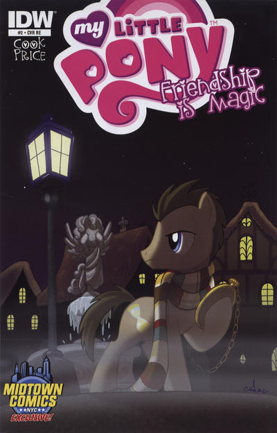 Cover for My Little Pony: Friendship Is Magic (IDW, 2012 series) #2 [Cover RE - Midtown Comics]