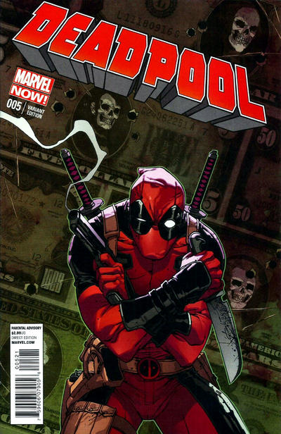 Cover for Deadpool (Marvel, 2013 series) #5 [Incentive Giuseppe Camuncoli Variant]