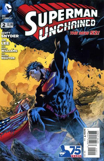 Cover for Superman Unchained (DC, 2013 series) #2