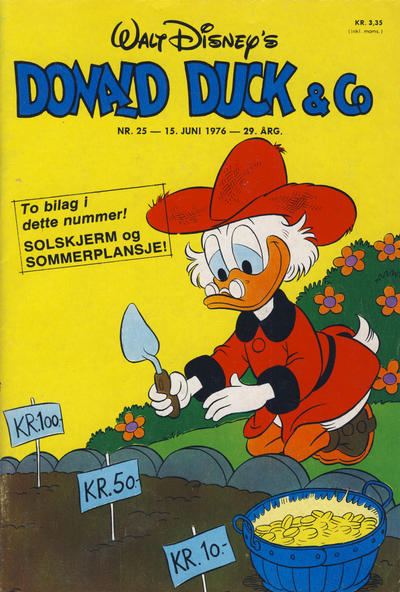 Cover for Donald Duck & Co (Hjemmet / Egmont, 1948 series) #25/1976