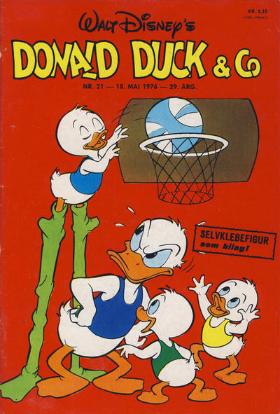 Cover for Donald Duck & Co (Hjemmet / Egmont, 1948 series) #21/1976