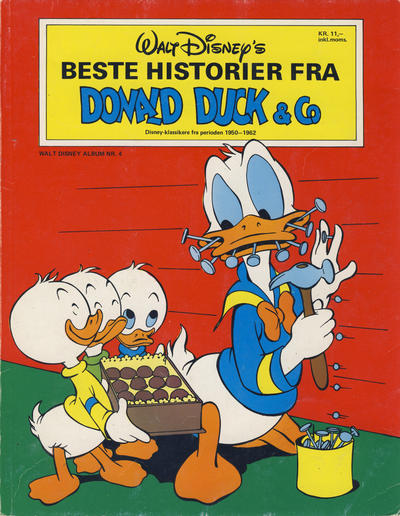 Cover for Walt Disney's Beste Historier fra Donald Duck & Co [Disney-Album] (Hjemmet / Egmont, 1974 series) #4