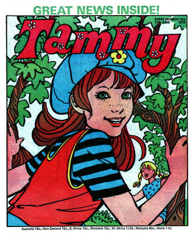 Cover for Tammy (IPC, 1971 series) #17 June 1972