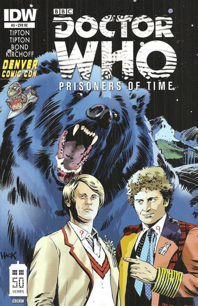 Cover for Doctor Who: Prisoners of Time (IDW, 2013 series) #5 [Retailer Exclusive Cover - Denver Comic Con]